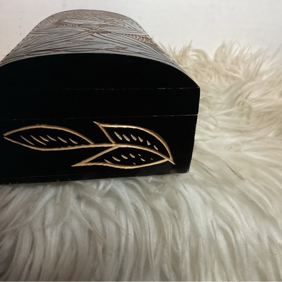Handcrafted Black and Brown Decorative Box - Picture 7 of 11